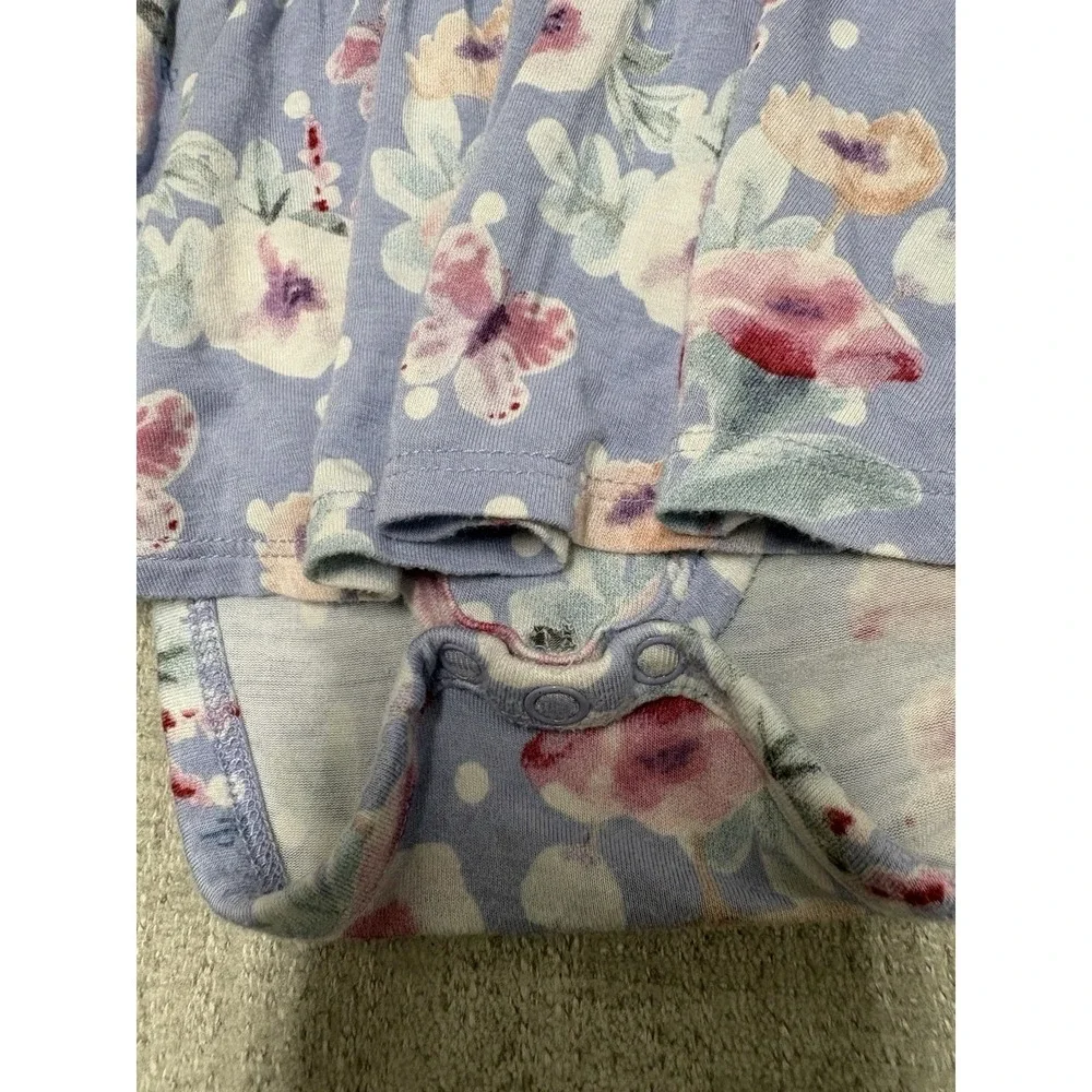 Posh Peanut Purple Floral Bamboo Twirl Size 18-24 Months *PLAY*